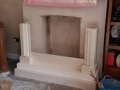 Preparation & installation of fireplace